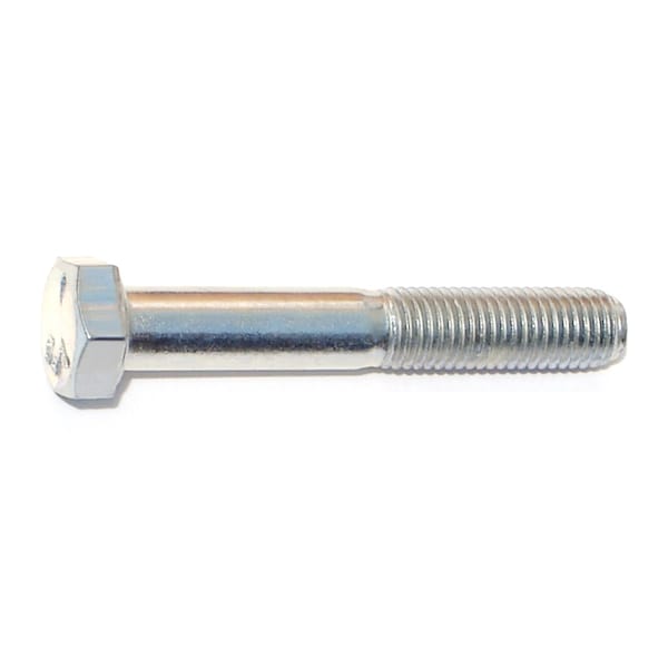 Midwest Fastener Grade 5, 5/16"-24 Hex Head Cap Screw, Zinc Plated Steel, 2 in L, 12 PK 60385 - main